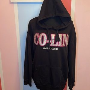 Co-Lin college black hoodie